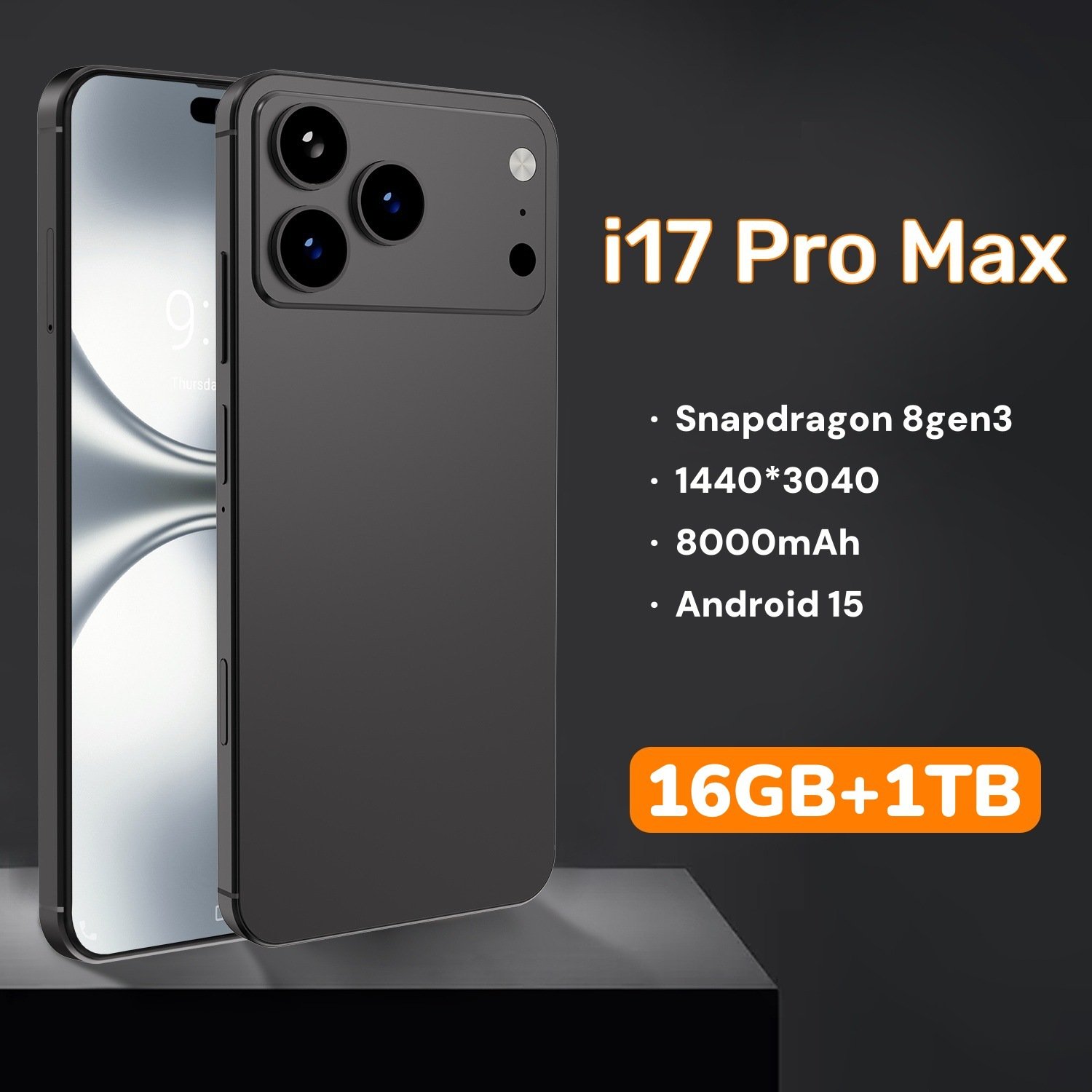 爆款跨境i17 Pro Max智能手机 - 图片 4